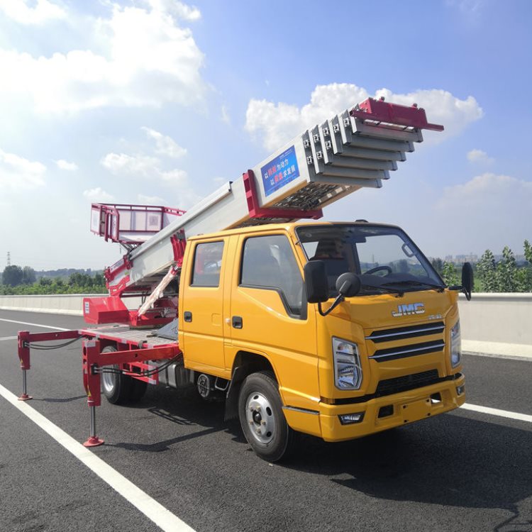 厦门集美出租云梯车电话 水泥上楼